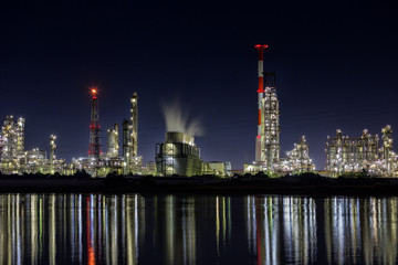 工場夜景 (10月)