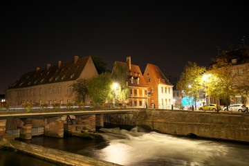 Strasbourg,France-October 13, 2018: the Vauban Dam or the the Great Lock or the Barrage Vauban is a...