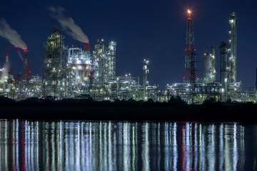 工場夜景 (10月)