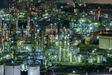 工場夜景 (10月)