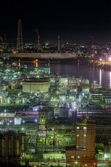 工場夜景 (10月)