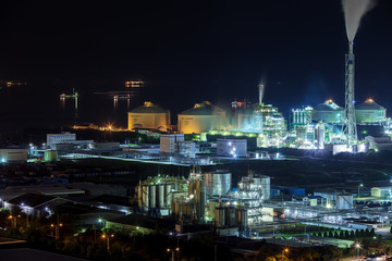 工場夜景 (10月)