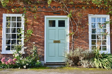 View of a Beautiful House and Front Door on a London Street Stock Photo |  Adobe Stock
