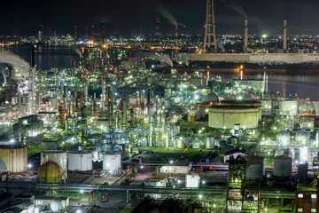 工場夜景 (10月)