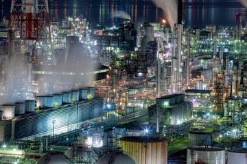 工場夜景 (10月)