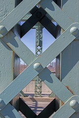 Diagonal Trusswork on Bridge Suport