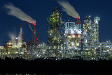工場夜景 (10月)