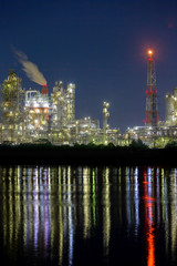 工場夜景 (10月)