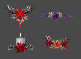 Obraz premium Christmas elements for your designs