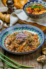 pilaf with beef