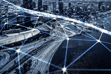 E-commerce and social concept. 3d rendering