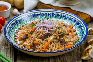 pilaf with beef