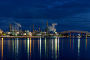 工場夜景 (10月)