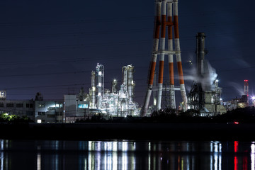 工場夜景 (10月)