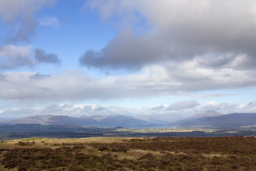 Fototapeta na wymiar Moors in the Scottish Highlands 