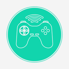 Joystick vector icon sign symbol