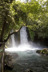 River Hermon ,Banias Nature Reserve in northern Israel