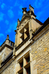 Fototapeta premium Facade of the Chateau de Milandes in the Dordogne region of France