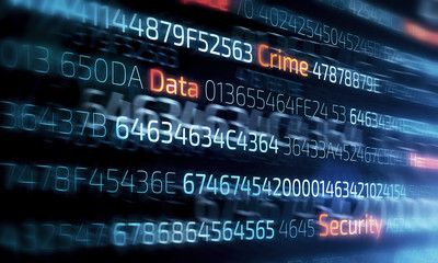 Obraz premium Computer hacking concept