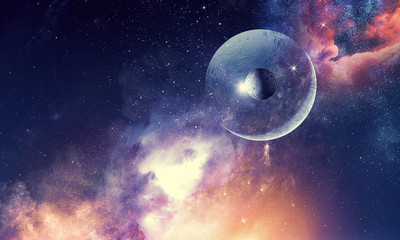 Space planets and nebula © Sergey Nivens