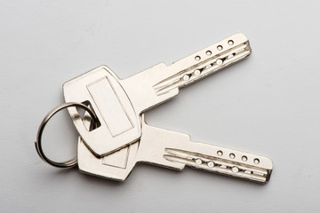 keys to the apartment. house keys