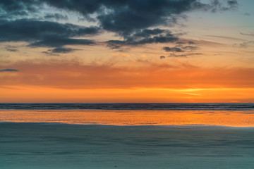 Pacific Ocean Sunset Washington State