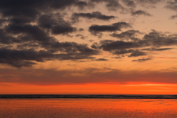 Pacific Ocean Sunset Washington State