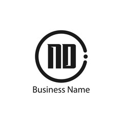 Initial Letter ND Logo Template Design