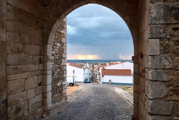 Obraz premium Door in castle