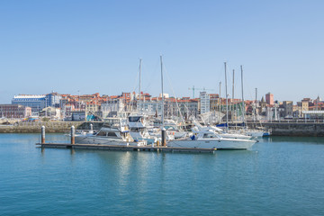 Fototapeta premium Port of El Musel. Gijón, Asturias