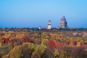 Leipzig In Germany In September, Autumn Woods