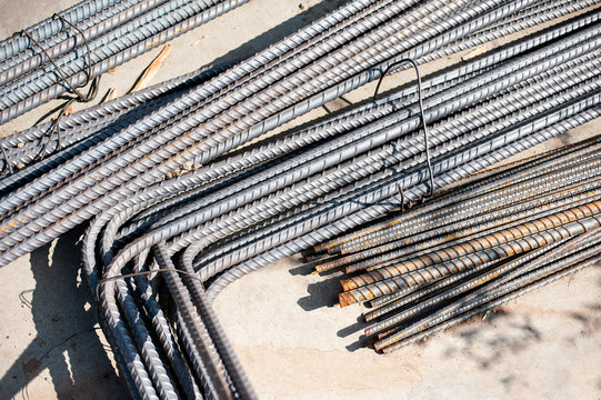 various sizes of reinforcement steel