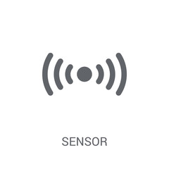 Sensor icon. Trendy Sensor logo concept on white background from Smarthome collection