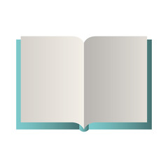 open book isolated icon