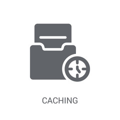 Caching icon. Trendy Caching logo concept on white background from Technology collection © BestVectorStock