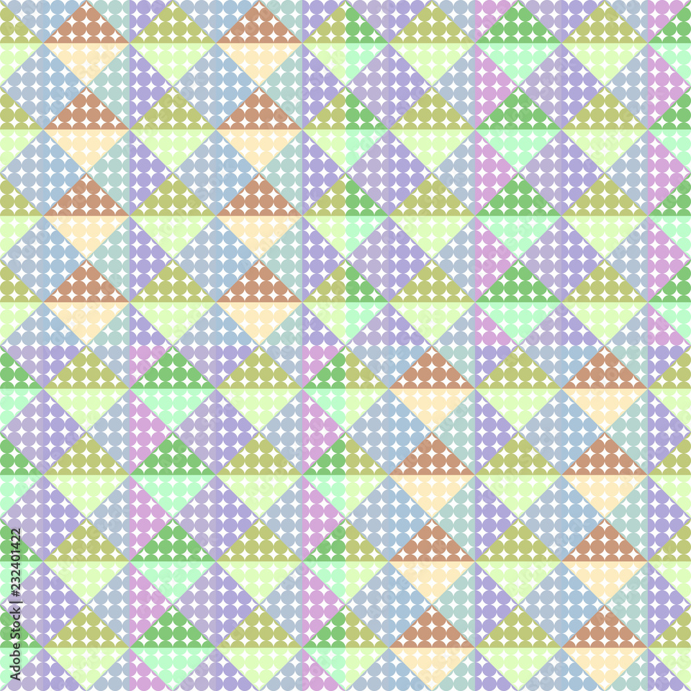 Aufkleber bright background abstract with triangle geometric seamless pattern. colorful pastel soft colors vec