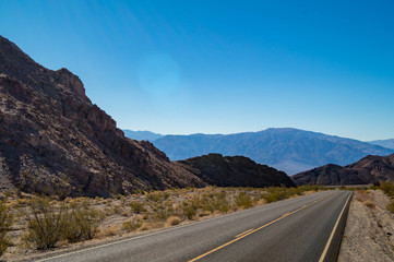 Daylight Pass Road near Hell's Gate in Death Valley National Park