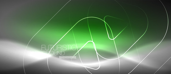 Fototapeta premium Vector neon color abstract background