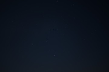 Starry night sky. The Milky Way, our the galaxy.