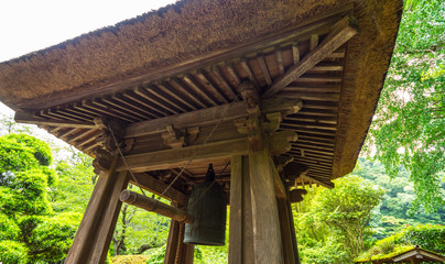 Japanese Bell in a Temple in Kamakura