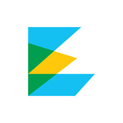 Letter E logo