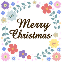 花　リース　祝日　クリスマス　12月