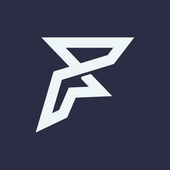 Letter F logo