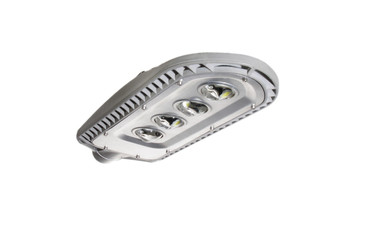 Spot ceiling led light street lamp on white background isolated. New technology for Smart and ECO City