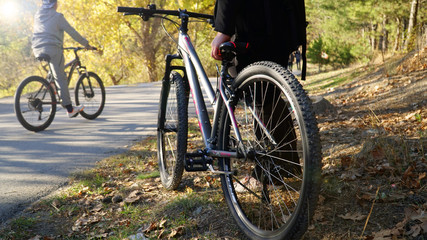 Fototapeta premium bicycle in the park
