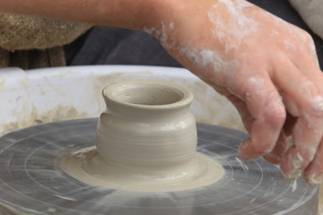 hands of a potter