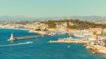 Fototapeta premium Port of Nice, France