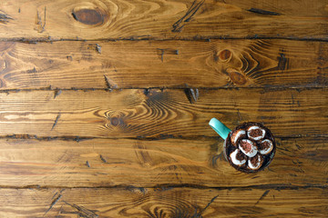 Hot chocolate with marshmallows