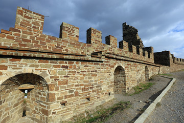 Genoese fortress in Sudak Crimea
