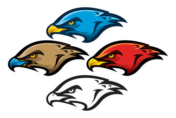 Bird of Prey Mascot Head